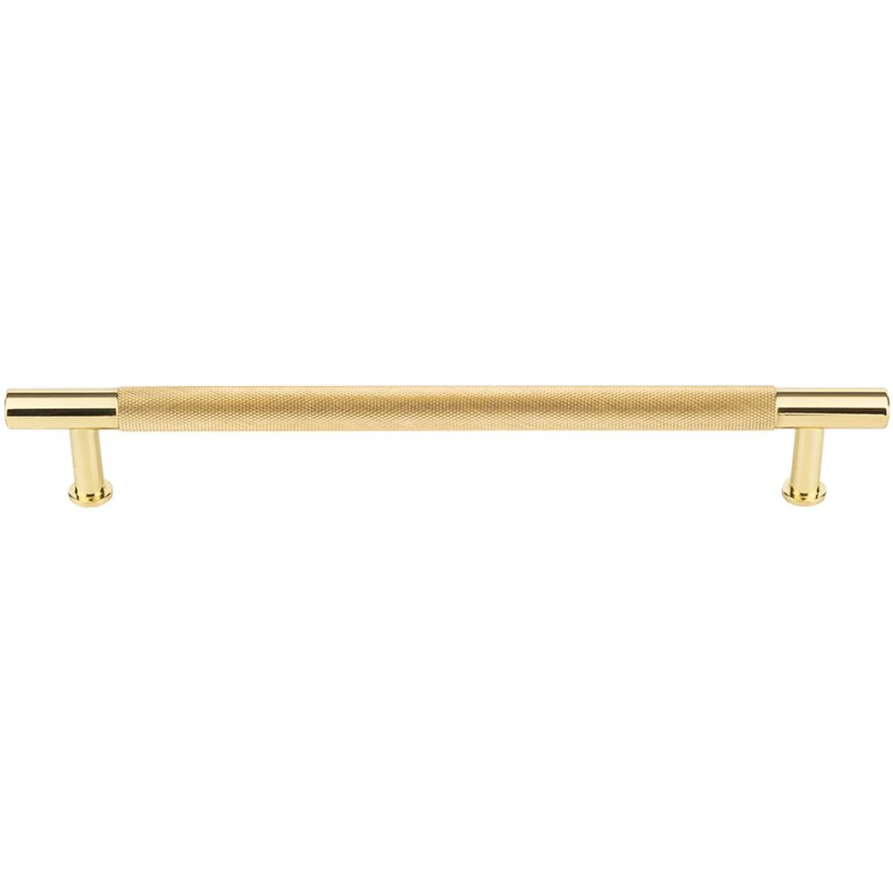 Vesta Beliza Knurled Bar Pull 7 9/16 Inch (c-c) Polished Brass