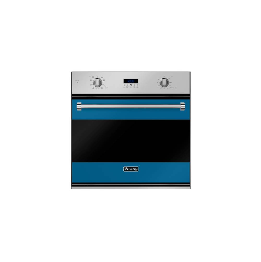Viking 30''W. Single Electric Thermal-Convection Oven-Alluvial Blue