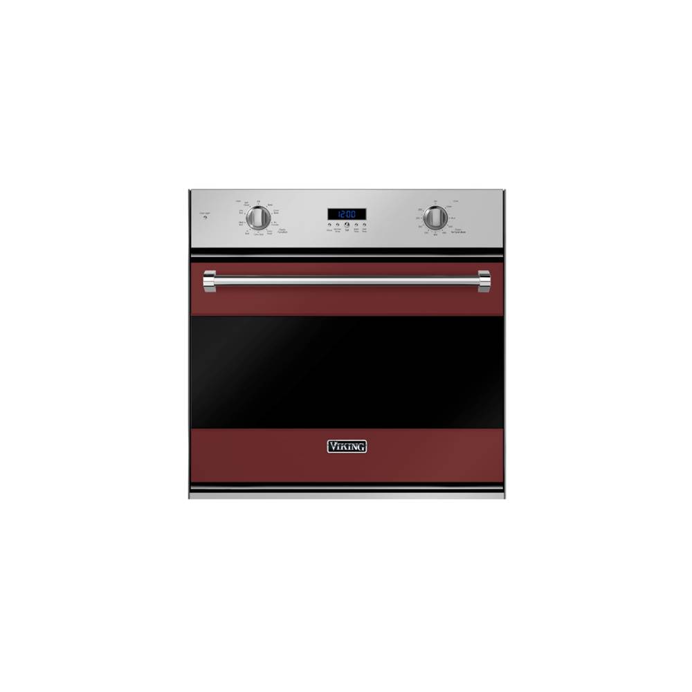 Viking 30''W. Single Electric Thermal-Convection Oven-Reduction Red