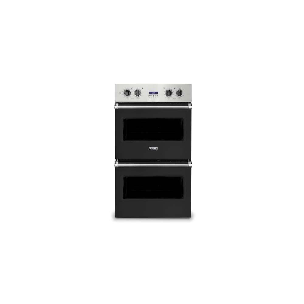Viking 30''W. Electric Double Thermal Convection Oven-Cast Black