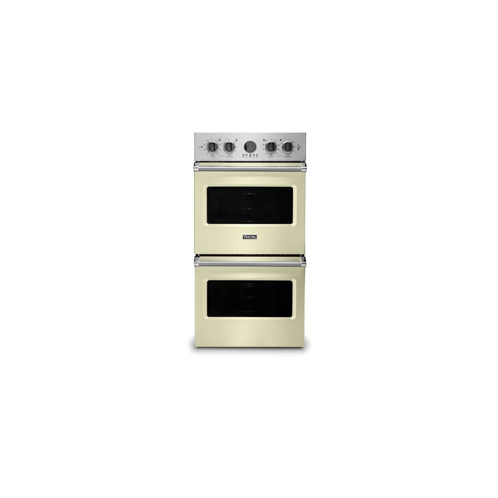 Viking 27''W. Electric Double Thermal Convection Oven-Vanilla Cream