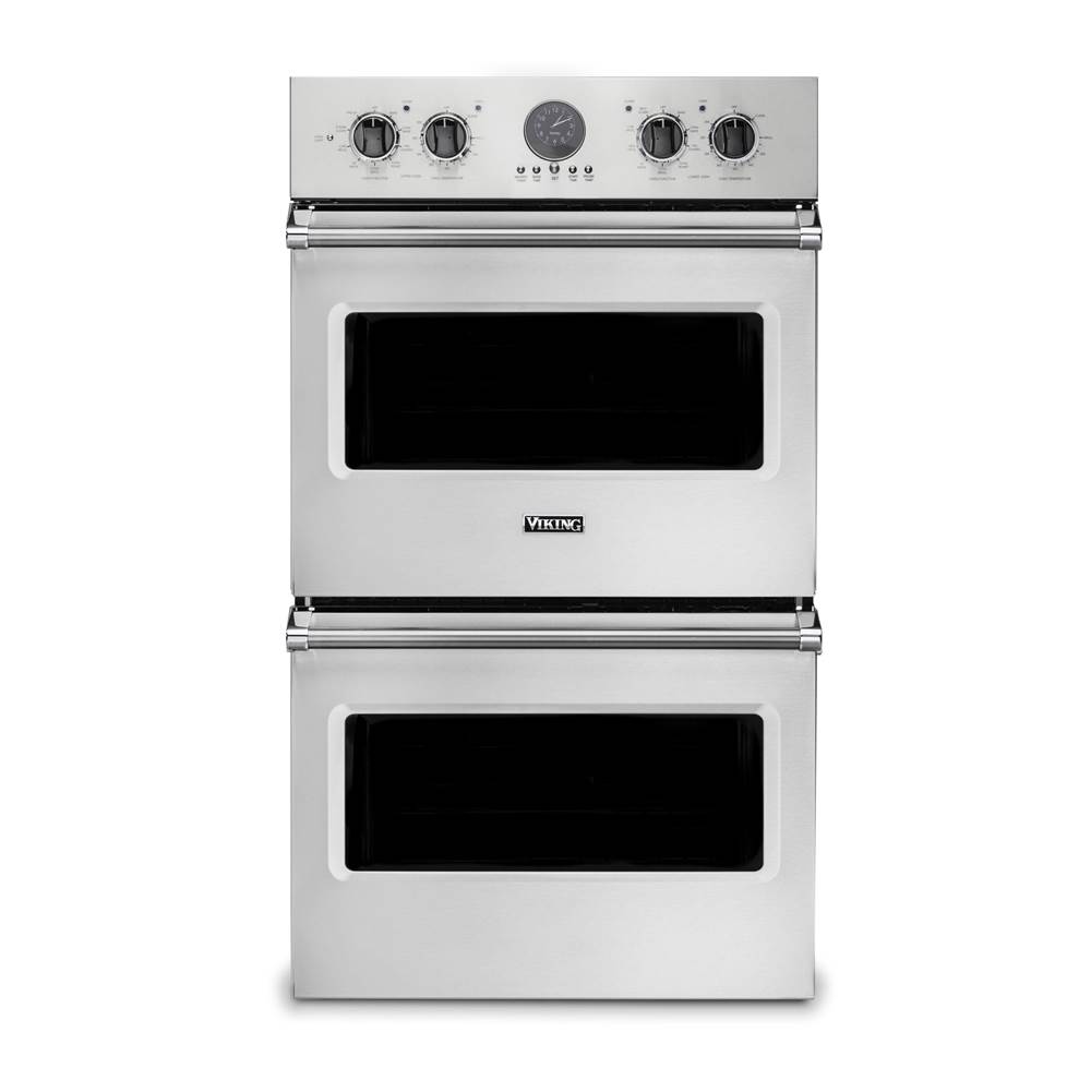 Viking 30''W. Electric Double Thermal Convection Oven-Damascus Grey