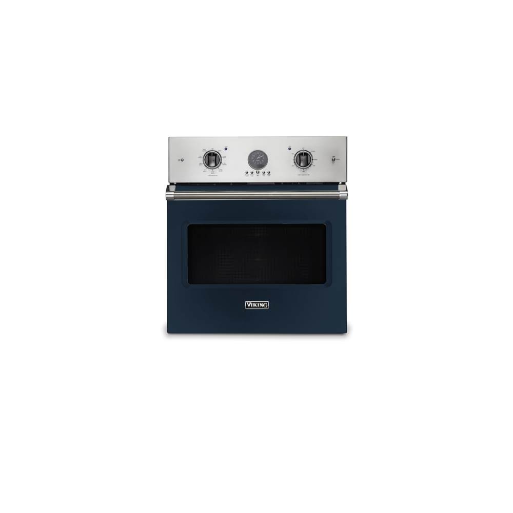 Viking 27''W. Electric Single Thermal Convection Oven-Slate Blue