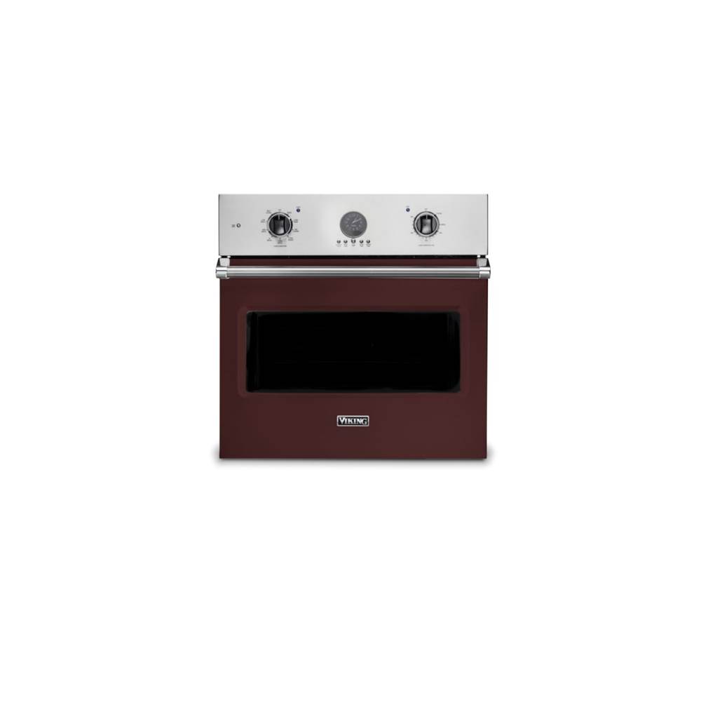 Viking 30''W. Electric Single Thermal Convection Oven-Kalamata Red
