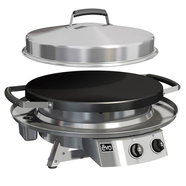 Evo Professional Tabletop with Seasoned CooksurfaceNG Gas