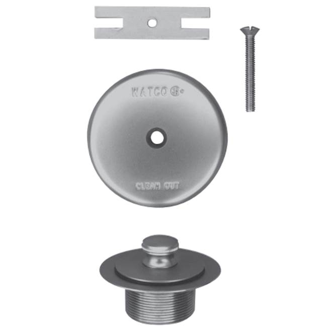 Watco Manufacturing Innov. Push Pull Conversion Kit 1.625-16X1.25 No.38101 Brushed Nickel