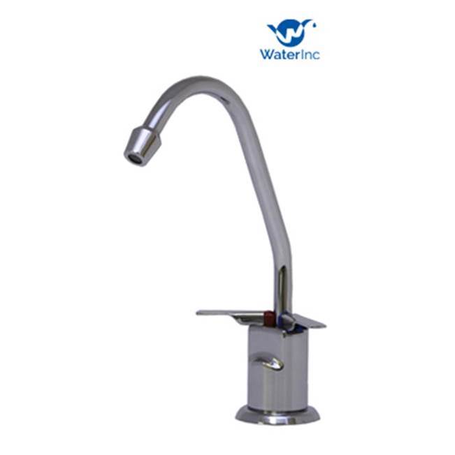 Water Inc 500 Hot/Cold Faucet Only W/ Long Reach Spout For Filter - Stainless Steel