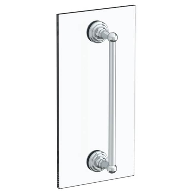 Watermark Rochester 6” shower door pull/ glass mount towel bar