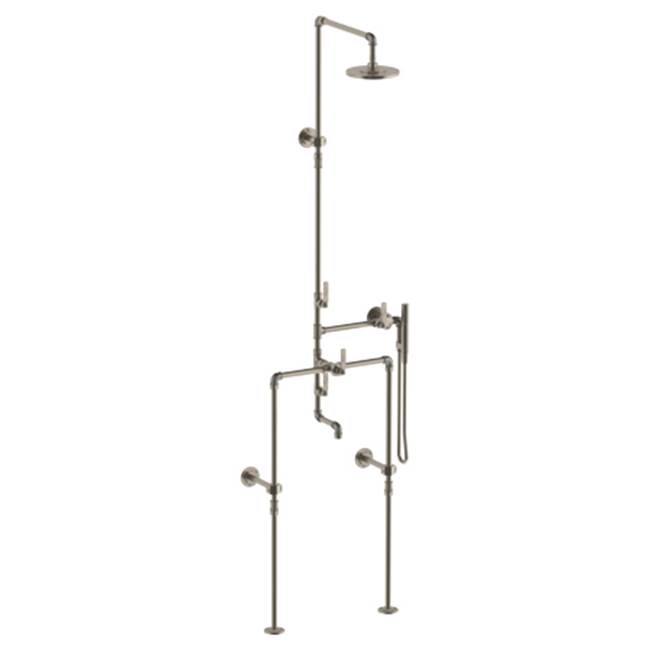 Watermark Floor Mounted Exposed Thermostatic Tub/ Shower With Hand Shower Set