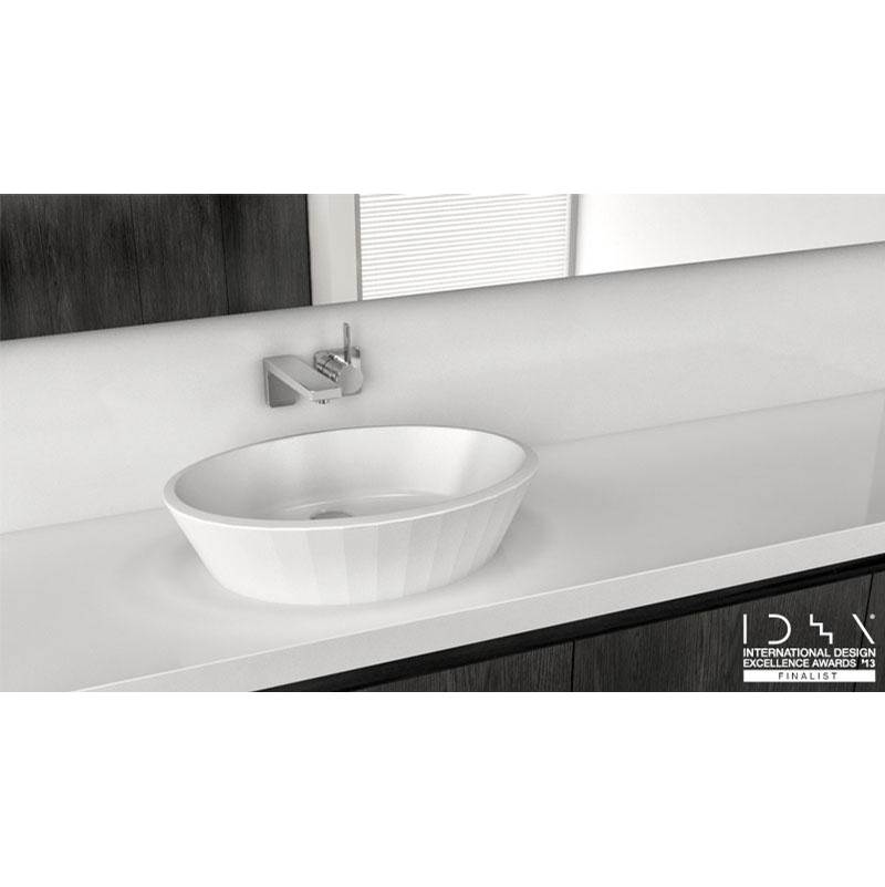 WETSTYLE Lav - Couture - 21 X 15 X 4 - Above Mount Vessel - Mb O/F - White Matte