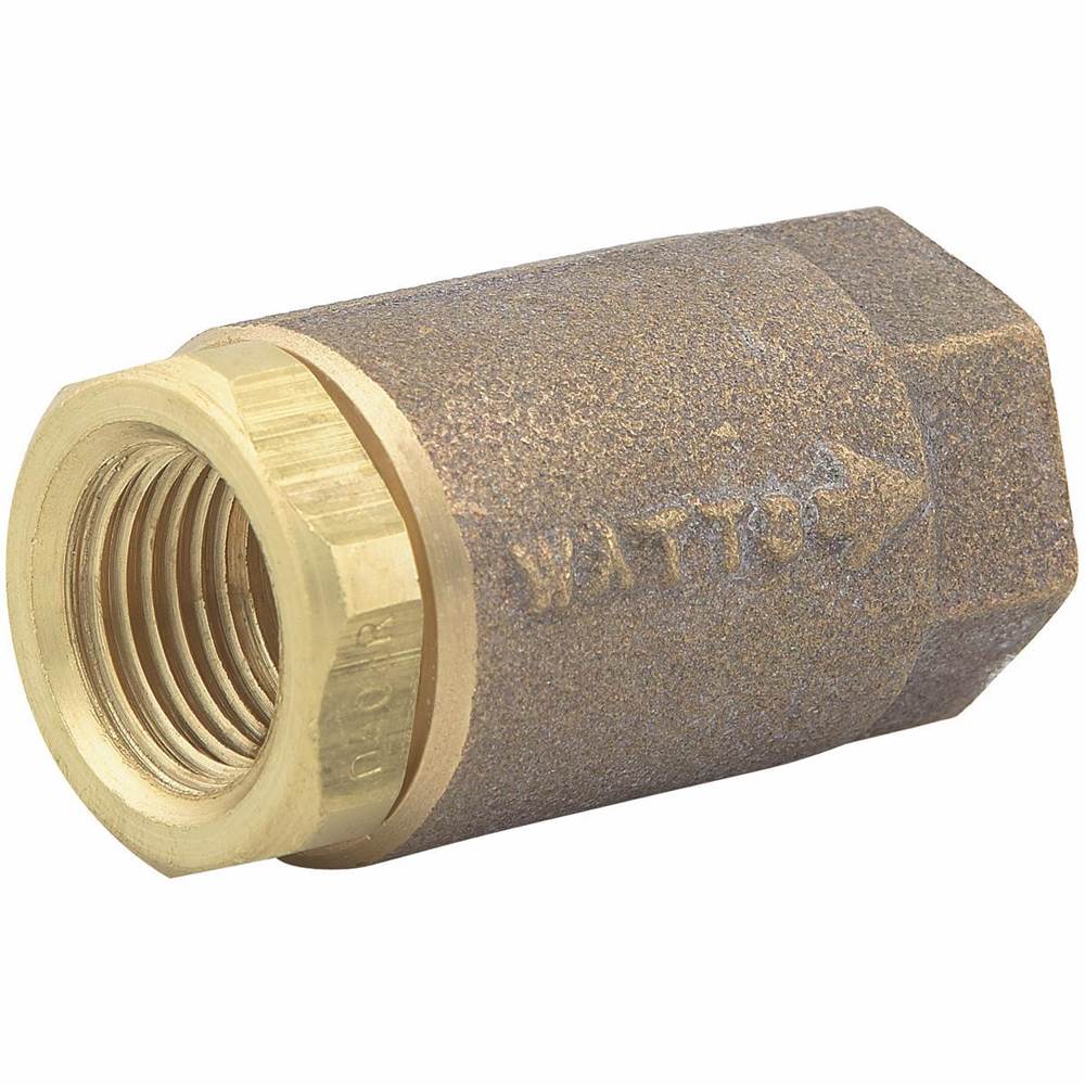 Watts 1/4 In Lead Free Brass Silent Check Valve, PTFE Seat