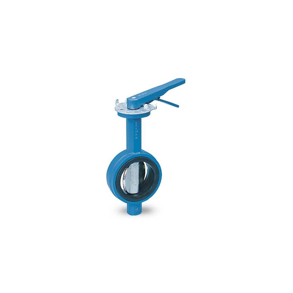 Watts 6 In Domestic Butterfly Valve, Wafer, Ductile Iron Body, 316 Ss Disc, 316 Ss Shaft, Buna-N Seat, Lever Handle