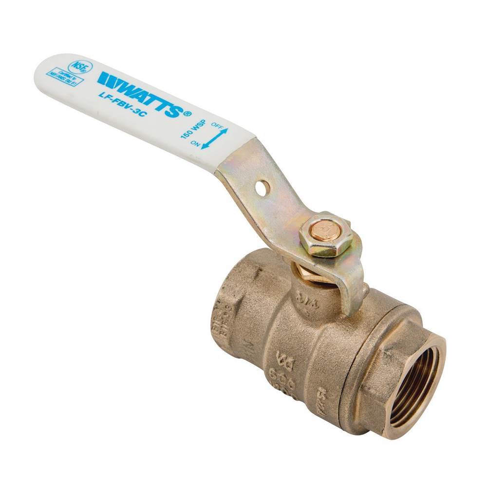 Watts 1 In Lead Free Full Port Ball Valve With Threaded End Connections