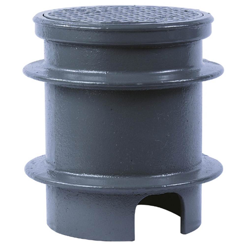 Watts Access Housing, Extra Heavy Duty, 8 3/4 IN Ductile Iron Cover, Cast Iron, Anchor Flanges