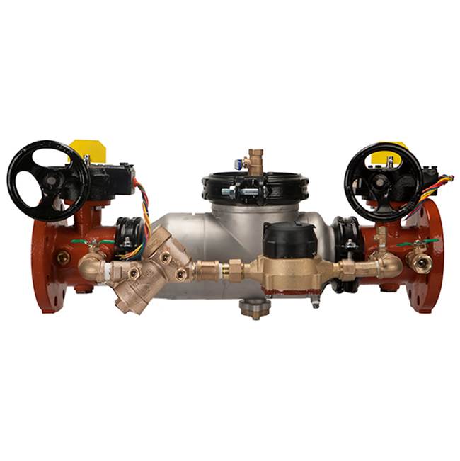 Zurn Industries 8'' 350Astdar Replacement Double Check Detector Backflow Preventer Stainless Steel Body Cu. Ft Mtr OsAndY Gates Flng X Flng