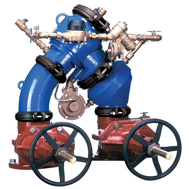 Zurn Industries Reduced Principle Detector Assy, N-Pattern, Grooved x Grooved, Less Gate Valves