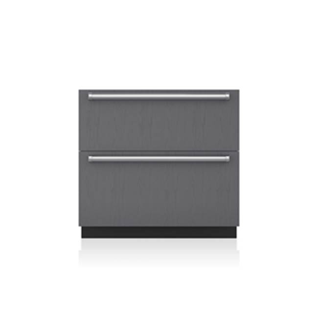 Subzero 36'' Designer Refrigerator Drawers - Panel Ready